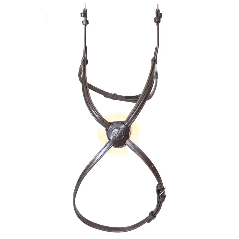 Henry James Figure 8 Sheepskin Grackle Noseband - Havana Brown